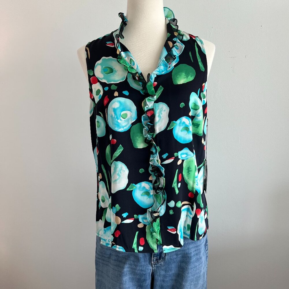 Etcetera Sleeveless top Size 14; 95% silk